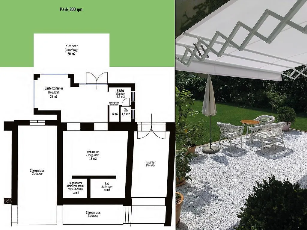 וינה Garten Apartment Grunentorgasse אוסטריה